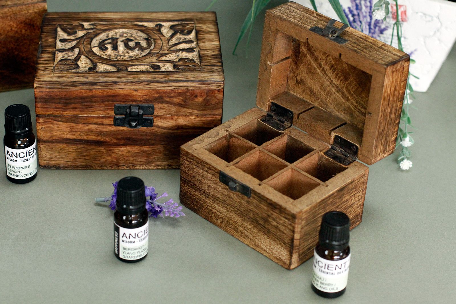 Mango Aromatherapy Box - Floral (holds 12)